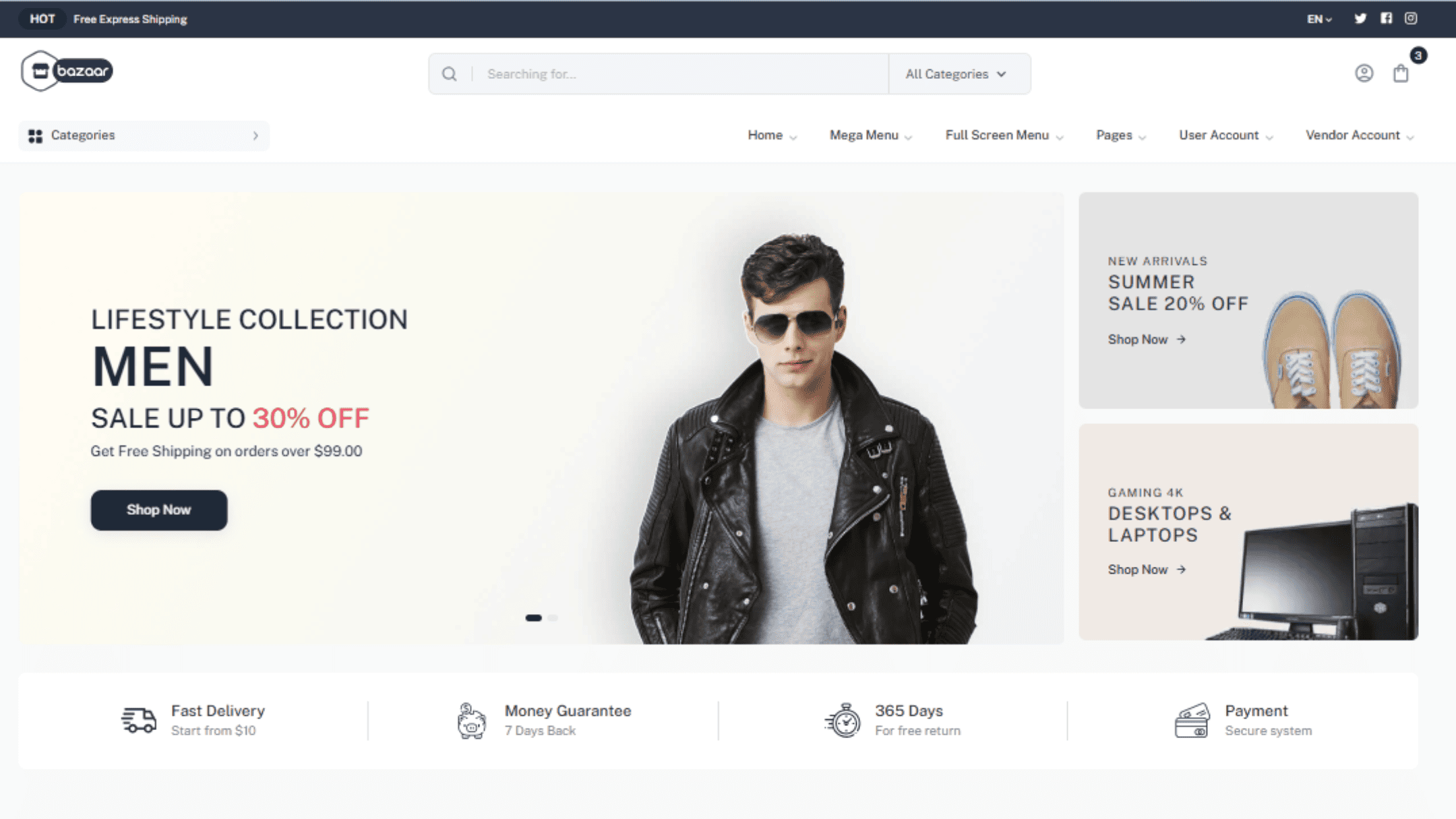 Screenshot van project: E-commerce Platform